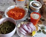 Une image de l'étape 1 de Riz aux carottes et haricots verts 🥕🍚.