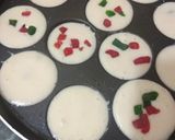 A picture of step 3 of Rawa cake (in appe pan).