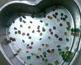 A picture of step 3 of Rava cake.