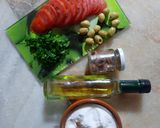 Une image de l'étape 1 de Salade de tomate et anchois.