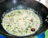 A picture of step 11 of Methi Matar Paneer Malai.