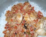 A picture of step 5 of Drumstick Masala Biryani.