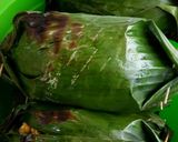 Foto langkah ke 7 dari resep Nasi Bakar Cumi Jamur Tempe Pedas.