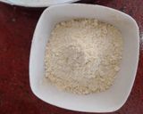 A picture of step 1 of Aate ka halwa.