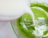 Foto langkah ke 1 dari resep Greentea Mille Crepes Cake / Matcha Crepe.