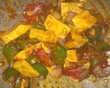 A picture of step 3 of Chilli Paneer.