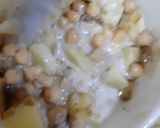A picture of step 2 of Chana chaat.