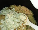 A picture of step 6 of Chinese fried rice.