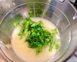 Hình bước làm 3 của món Soup cốm mùa thu