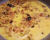 Pasta with speck (type of cured ham), mushrooms and saffron recipe step 2 photo