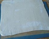 A picture of step 3 of Salmon and Spinach Koulibiac.