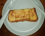 Foto langkah ke 6 dari resep Roti Panggang isi Keju.