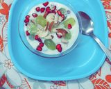 A picture of step 7 of Kesar Flavor Fruit Custard.