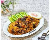 Foto langkah ke 6 dari resep Nasi Kari Sate Kambing.