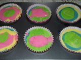 Cupcakes Arcoiris (Sin Manteca)