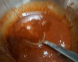 A picture of step 1 of Chocolate Syrup.