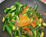Foto langkah ke 5 dari resep Tumis cabe ijo tahu.