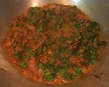 A picture of step 7 of Palak Aloo.