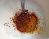 A picture of step 2 of Chicken Qorma.