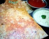 क्रिस्पी क्रंची चावल सूजी डोसा (crispy crunchy chawal sooji dosa recipe in Hindi) रेसिपी चरण 3 फोटो