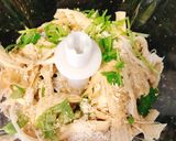 Hình bước làm 2 của món Hoành thánh chay chiên giòn