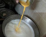 A picture of step 2 of Kesar Mango custard.