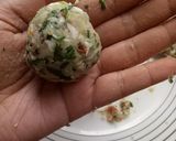 A picture of step 3 of Sweet potato egg shami.