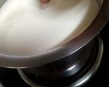A picture of step 1 of Homemade Feta Cheese.