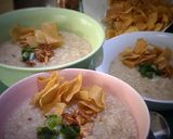 Foto langkah ke 6 dari resep Bubur udang super lembut ala Hotel ⭐⭐⭐⭐⭐.