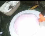 A picture of step 7 of Santa Claus Cake.