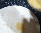A picture of step 7 of Penne alfredo pasta.