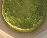 A picture of step 4 of RIKYU（利休) Mile crepe cakes.