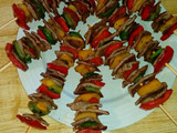 Brochetas de bisteck