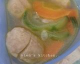 Foto langkah ke 4 dari resep Sayur oyong baso n wortel.