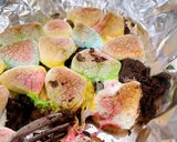 Gambar langkah 4 resipi 👩🍳Biscuit Marshmallow Dessert.