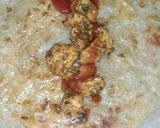 A picture of step 7 of Easy chicken paratha roll.