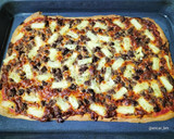 Foto del paso 8 de la receta: Pizza de carne picada y piña sabor Cookpad