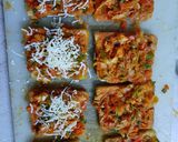 A picture of step 11 of Chicken bread pizza.