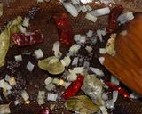 A picture of step 2 of Tarka Dal.
