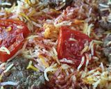 عکس مرحله 4 از دستور سماق پلو دودی