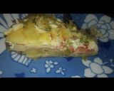 Foto del paso 8 de la receta: Tortilla de papas con jamón, queso y tomate