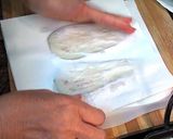 Foto del paso 2 de la receta Rollitos de berenjena con jamón York y queso al horno