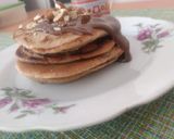 Foto del paso 5 de la receta: Pancakes integrales con mantequilla de maní, sin huevo