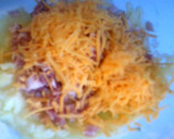 Foto del paso 2 de la receta: Tortitas de patatas, bacon y queso
