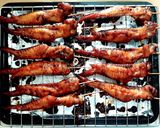 A picture of step 4 of Grilled Honey Chicken Wings.