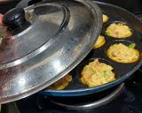 A picture of step 4 of Mix Vegetable Semolina - Rava Appe - Mix Vegetable Sooji Appe.
