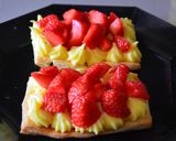 Une image de l'étape 3 de Mille-feuilles aux fraises gariguettes.