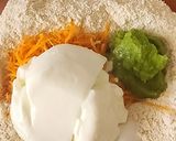 A picture of step 3 of Oats Carrot Idli.