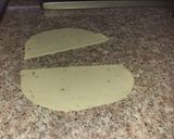 A picture of step 4 of Aloo samosa.