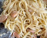 Foto langkah ke 4 dari resep Fettucine carbonara.